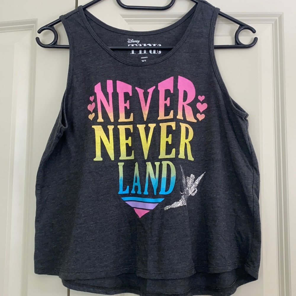 Disney Peter Pan tinker bell never never land tank top